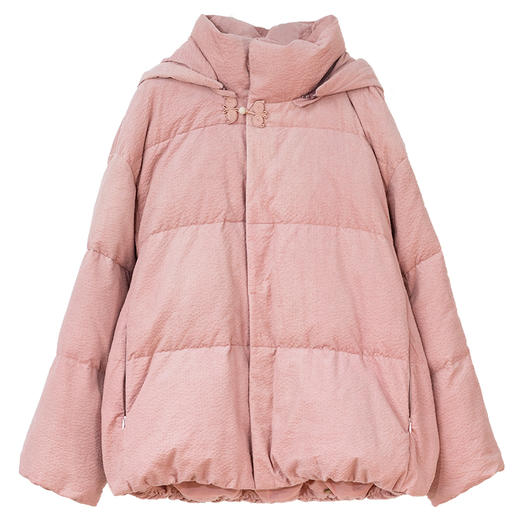 牧衣游原创 颗粒感灯芯绒95高蓬松红嘴雁绒羽绒服外套保暖 雾弥 商品图4