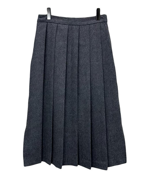 女款棉质皮扣百褶半裙hu020 商品图1