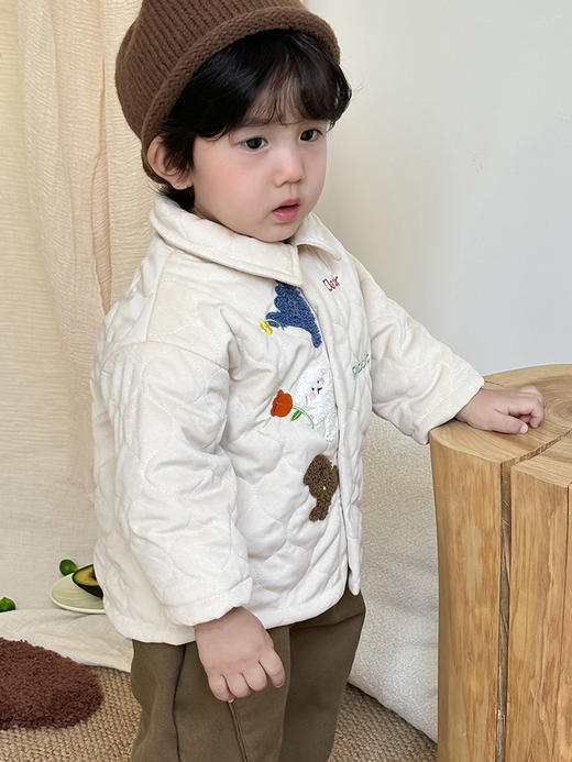 【A类标准面料❗️舒适柔软亲肤】儿童秋冬季加厚保暖外套夹棉冬装可爱婴幼儿棉服男女宝宝卡通棉袄。ja 商品图3