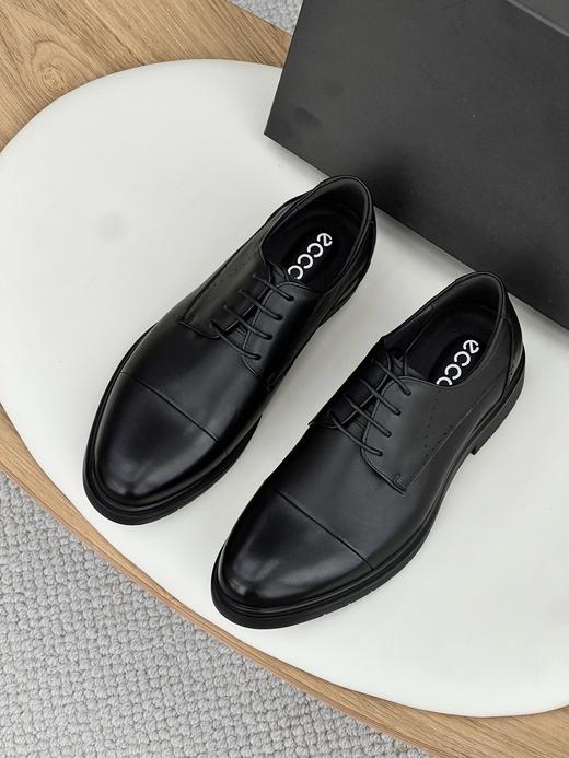 ECCO新款上市 英伦风商务休闲正装工作装耐磨皮鞋 商品图2