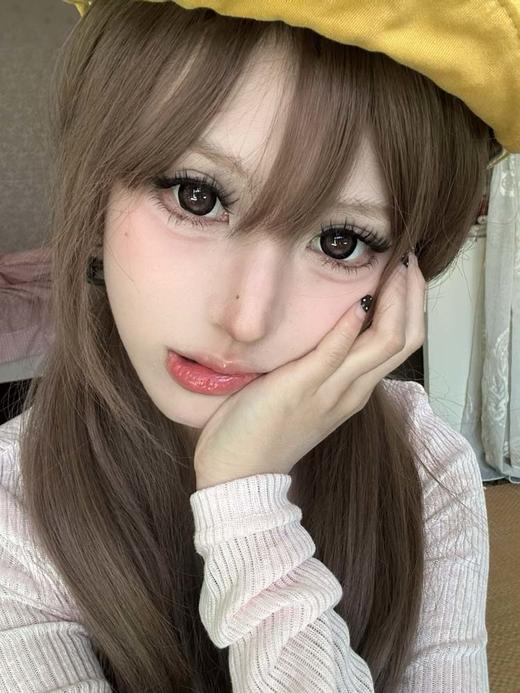 Hanawink 半年抛 甜心暴击粉 直径14.5mm着色14.4mm 商品图11