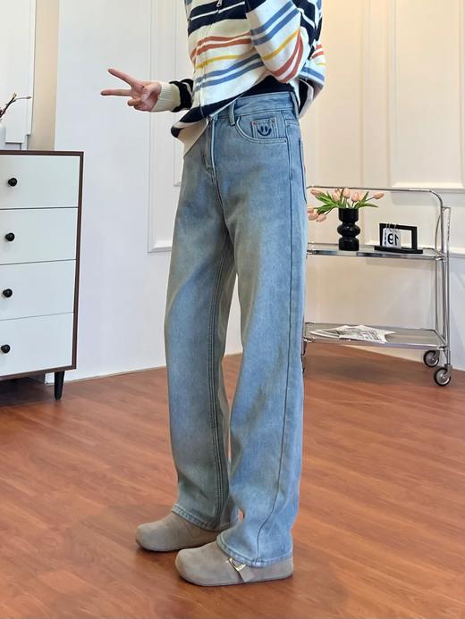 <曾小咸推荐> 笑脸牛仔裤 常规版 日常159.99 秒杀79.99！加绒版 日常169.99  秒杀89.99 ！即将截单!!【最后一点现货，拍完下架】 商品图4