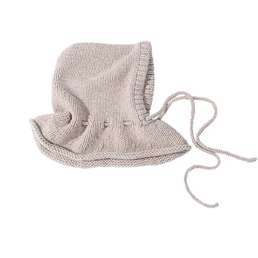 绽放/KSX016朵纯羊毛手工粗针针织抽绳软糯立体巴拉克拉法帽秋冬 商品图4