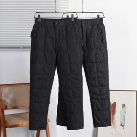 D111701加厚款90%白鸭绒男士冬季保暖羽绒休闲裤