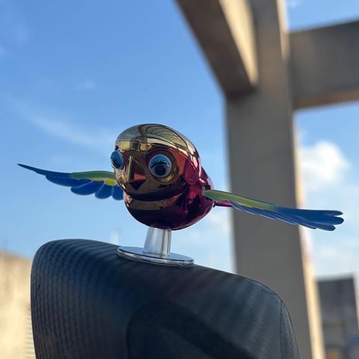 快乐驾驶心情up的小秘密【伴飞小鸟车载趣味摆件】 商品图7