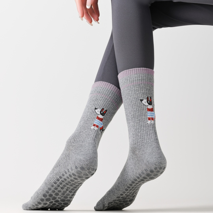 2双装瑜伽袜~五指袜工艺   舒适透气不臭脚 特殊压力工艺、防止小腿静脉曲张防滑