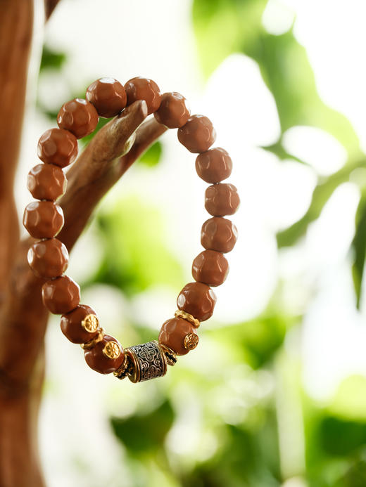 猴头奶酪路路通单圈手串 珠径1.0【器悟雅玩】 商品图3