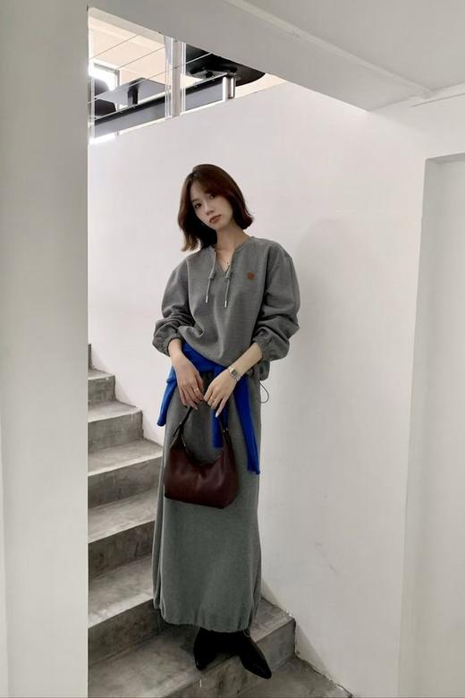 HAYES 灰色时尚休闲直筒半裙套装 21567 商品图7