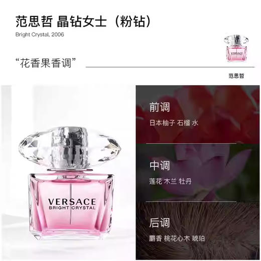  【全球购】VERSACE范思哲粉钻香水90ml 节日礼物·香港直邮-x_bba 商品图2