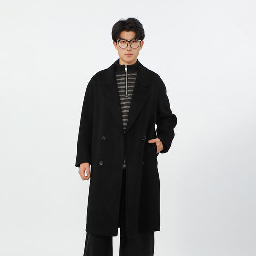 韩版宽松短毛双面羊毛大衣-纪念日百货门店同款167696396 商品图0