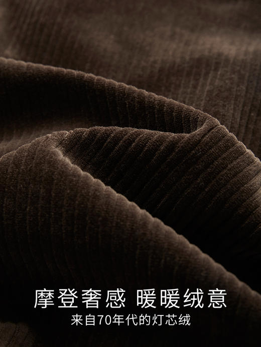 【年货节】熙世界灯芯绒小香风外套短款2025秋冬新款法式上衣半身裙两件套 商品图3