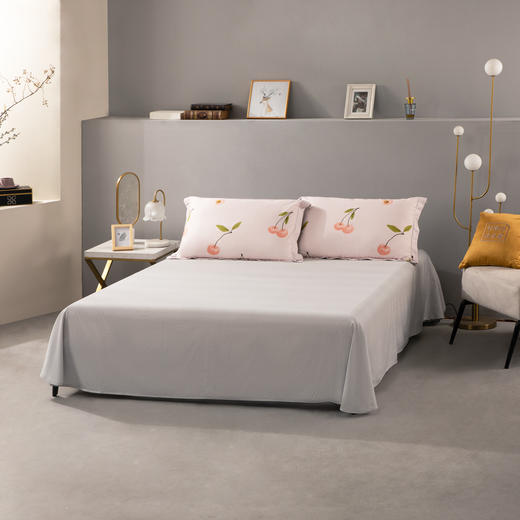 [水星家纺]温柔甜心全棉印花抗菌四件套(被套：200*230cm、床单：230*250cm、枕套：48*74cm*2) 商品图14