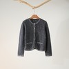 西子/【吉赛尔】牦牛绒拉绒精致小香风圆领套装/WTTJ0775 商品缩略图1