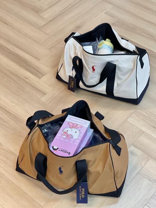 小马刺绣外贸尾货欧美品牌帆布旅行包手提包单肩包斜挎包时尚男女包 商品图1