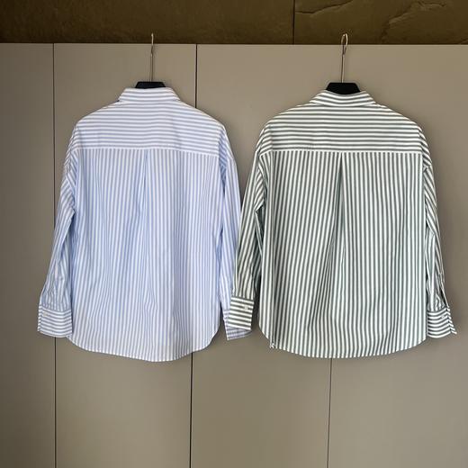 设计款条纹长袖休闲百搭衬衫 商品图12