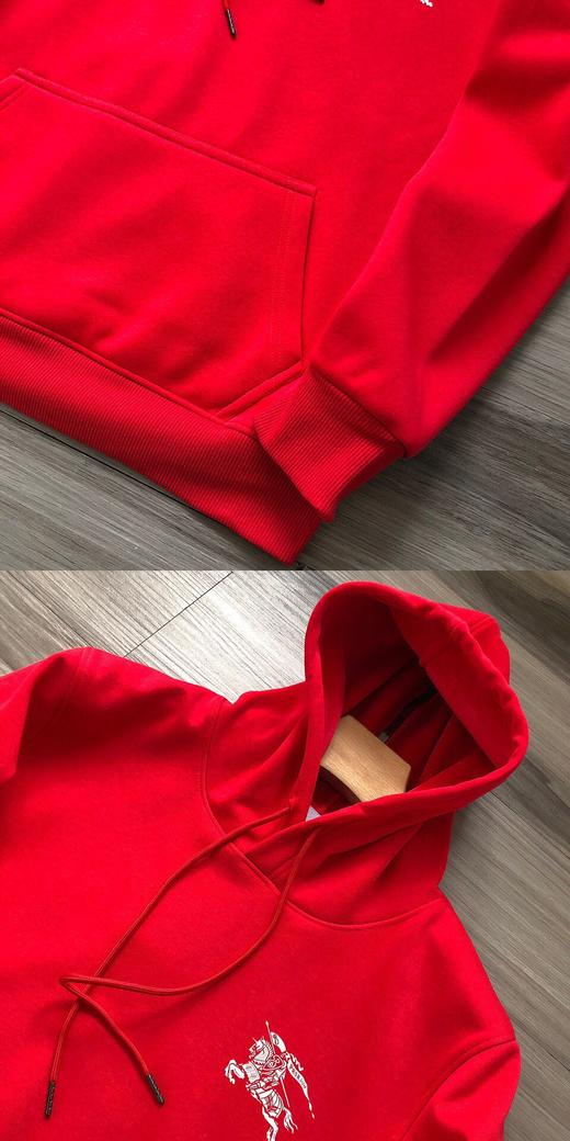 D111726新款后背字母logo男女款加绒连帽卫衣 商品图12