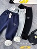 D111733冬季B备款男女儿童羊羔绒运动裤加厚加绒保暖卫裤 商品缩略图2