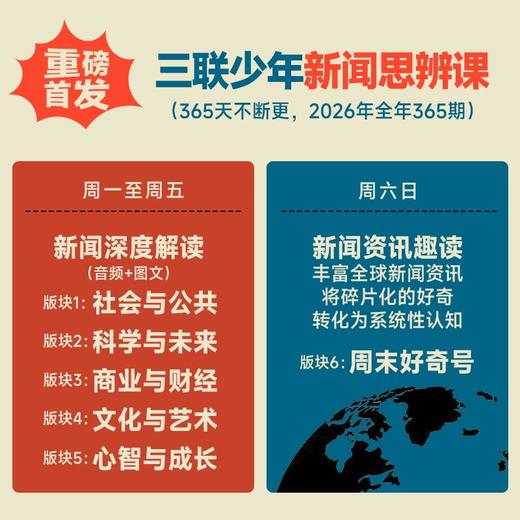 【年末巨献】三联少年新闻思辨课 商品图1