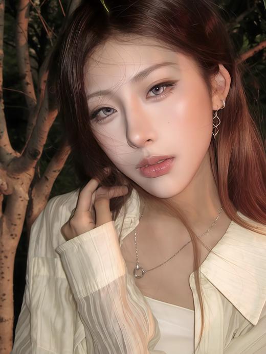 EggUncle Lens旗下 ·但我爱你｜14.5mm白狮参考着色大直径 半年抛 2片 商品图2