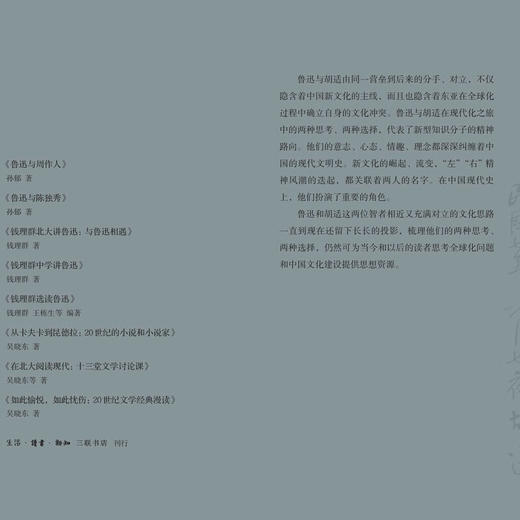 鲁迅与胡适 孙郁 著 三联书店旗舰店 商品图2