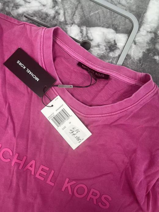 瑕疵Michael Kors/MK 2025年春 男士夏季棉质纯色字母徽标圆领短袖T恤 商品图2