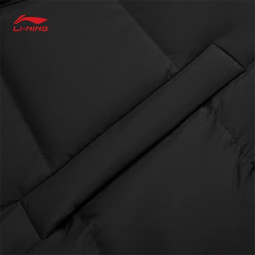 李宁男子防泼水保暖抗静电鸭绒长羽绒服AYMV217 商品图4