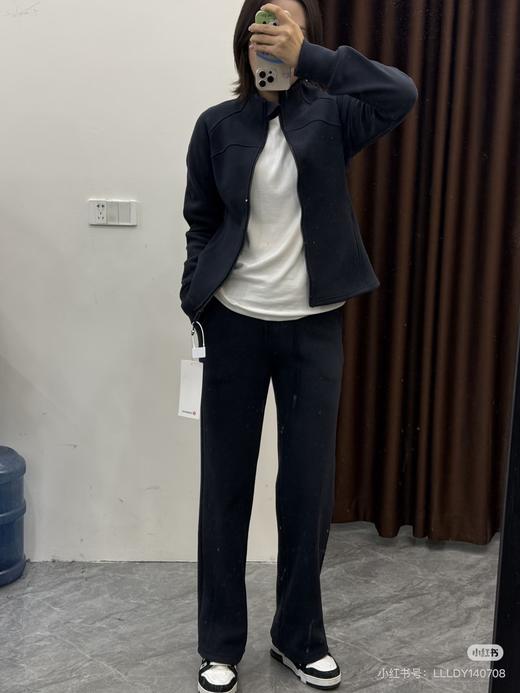 lu家新款女士外穿加绒加厚显瘦保暖抗风连帽套装 商品图10