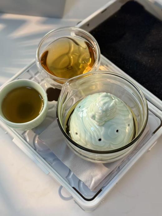 萌龙月光 盖滤杯 ， 看似是个潮流小方包，打开秒变 0.1㎡ 私享茶台【G】 商品图0