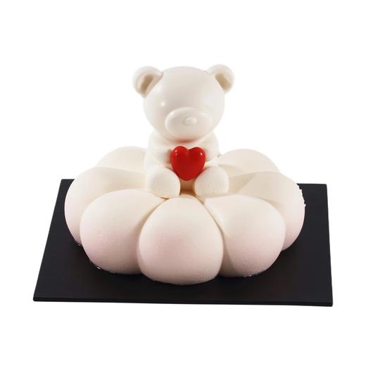 抱心小熊【动物奶油生日蛋糕W】 商品图0