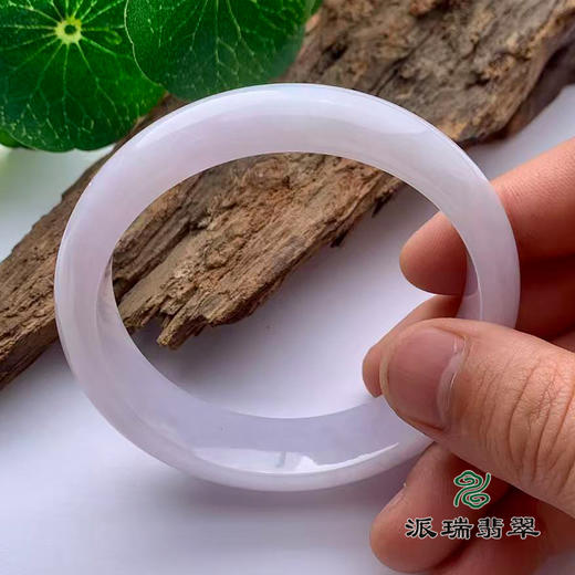 派瑞翡翠 翡翠手镯 糯种 浅紫 商品图1