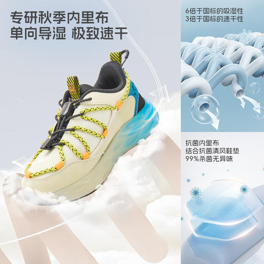SMIBU男女中大童0压感系列秋季户外远行缓震跑步鞋厚底运动鞋Z53FY3401 商品图3