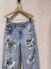 特价 女款破洞牛仔裤长裤LA002 商品缩略图2