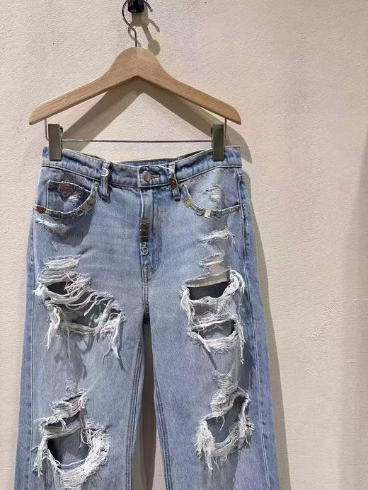 特价 女款破洞牛仔裤长裤LA002 商品图2