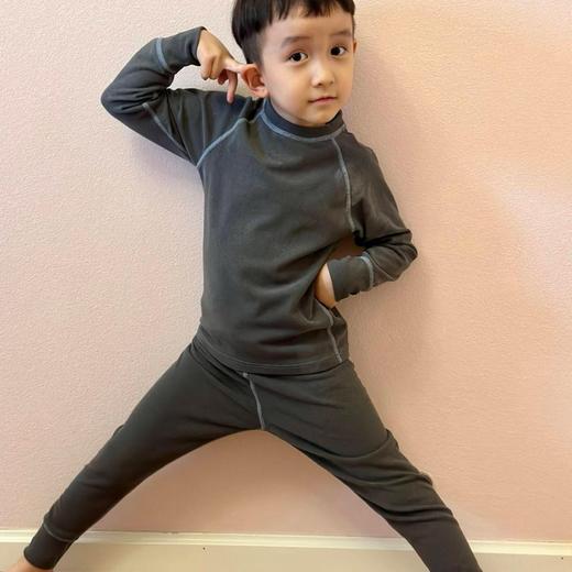 runrungo儿童秋冬换季家居服合集 | 柔光撞色设计、轻盈柔软不厚重、居家穿着舒适、透气保暖【HZ】 商品图10