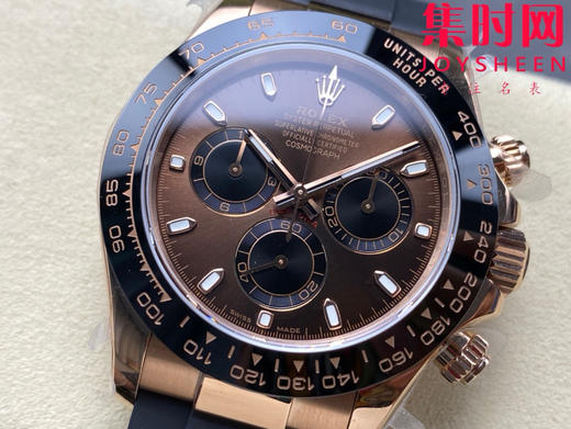 劳力士新款 QF配重版 重量150克+ 迪通拿咖啡盘配重版 4130机 男士腕表 商品图2