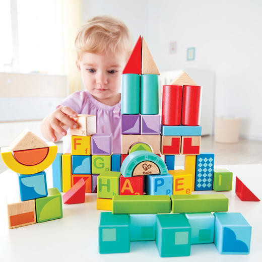 Hape55粒几何启蒙积木 商品图1