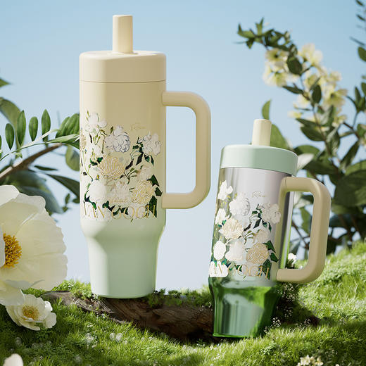 GE-MET25AW-DB208 GERMXTHE MET致数梵高系列抱抱保温杯（黄色） 商品图4