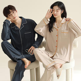 【云优选】雪梵莱 男女款德绒开衫家居服套装 一触即暖，行走的高端汤泉!翻领开襟长袖上衣+长裤， 细腻柔顺 绵密亲肤 温暖加倍  宽松慵懒   体验宅家的幸福感