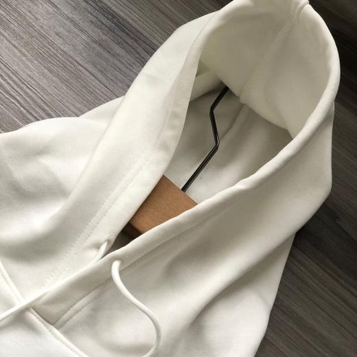 D111726新款后背字母logo男女款加绒连帽卫衣 商品图5