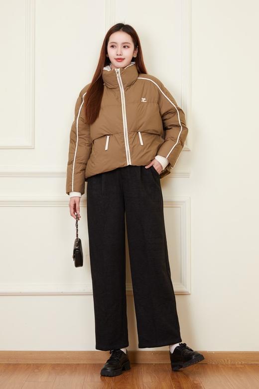 HAYES 黑色简约直筒阔腿裤子 21559 商品图2