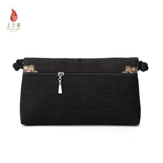 SAINTJOY/上久楷 女式手拿包斜背包 黑金蝴蝶 BWS25B1101 商品图2