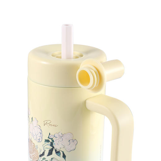 GE-MET25AW-DB208 GERMXTHE MET致数梵高系列抱抱保温杯（黄色） 商品图2