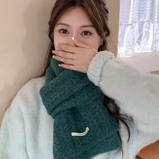 【YW】无忧购高品质羊毛混纺针织麻花软糯围巾MHW0325（截单后3-5天发货) 商品图5