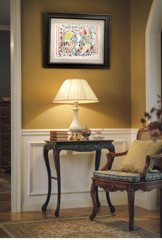 独角鹿西洋古董 1961年法国出品西班牙艺术家签名创作彩色石版画「Le Picador II骑士 II」 商品图0