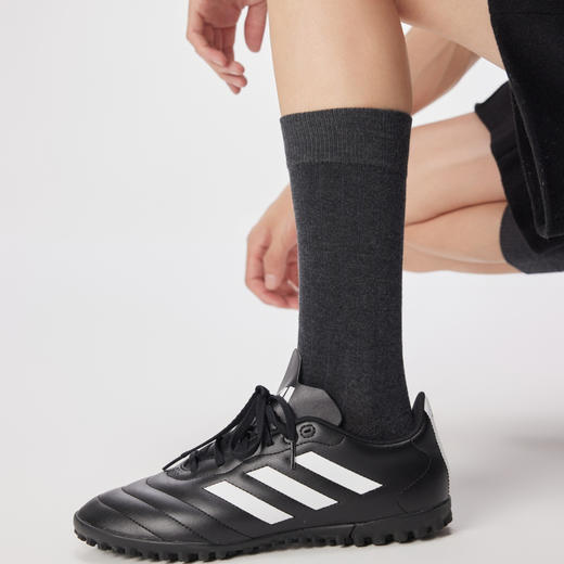 4双装~商务男士羊毛男袜 舒适无骨工艺 超细柔软保暖羊毛 黑白灰咖经典百搭色系 长筒款 40-44码 商品图6