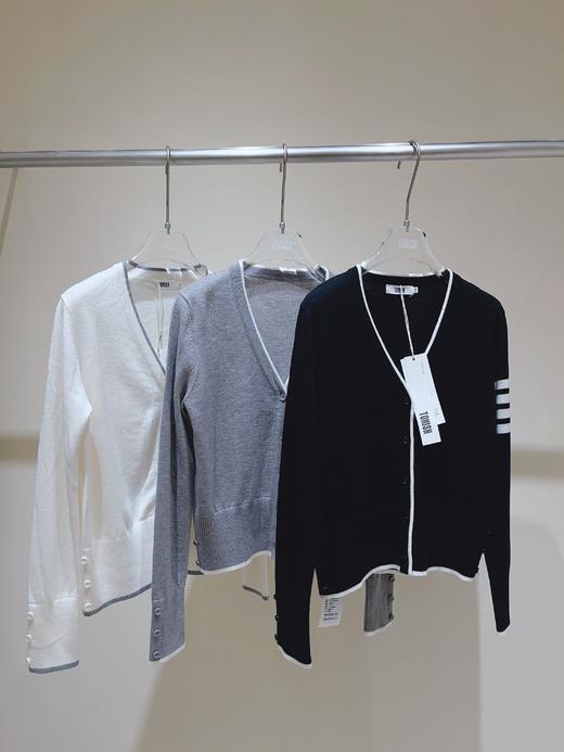 【银泰直发】1.4折抢意大利TONISH佟布里尼多扣撞色开衫‼韩版显瘦百搭羊毛衫TB款开衫羊毛衫也能做的很洋气很好看！！23M-N30W075 商品图3