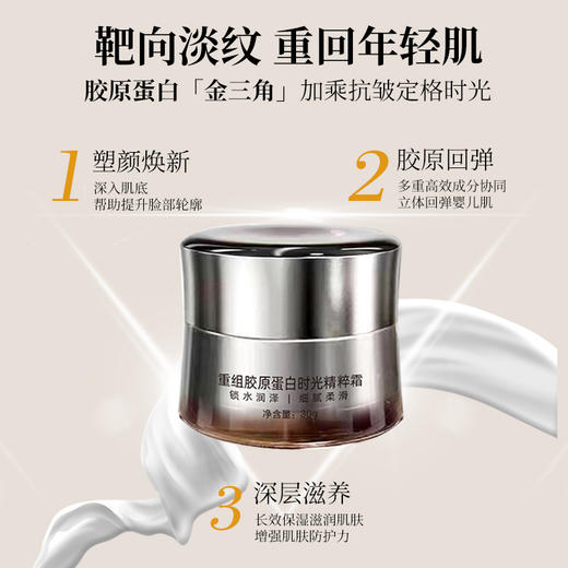 Plant Choise植物选择重组胶原蛋白时光精粹水乳霜三件套 商品图1