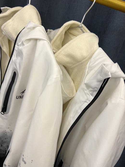 降温刚需！雪の！kids男女童泼墨印花户外童装外套 商品图9