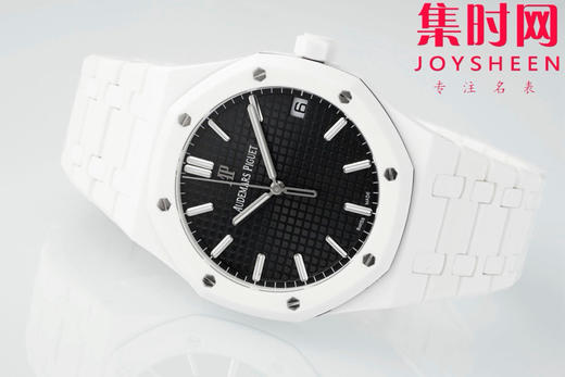 爱彼 APS皇家橡树15500系列 皇家橡树全陶瓷 15500陶瓷壳 白陶瓷 男士腕表 新到货，凭借陶瓷材质与Cal.4302一体机 商品图4