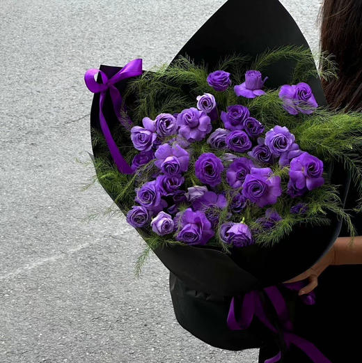 《星光》-深紫色花束花桶（款式随机） 商品图6